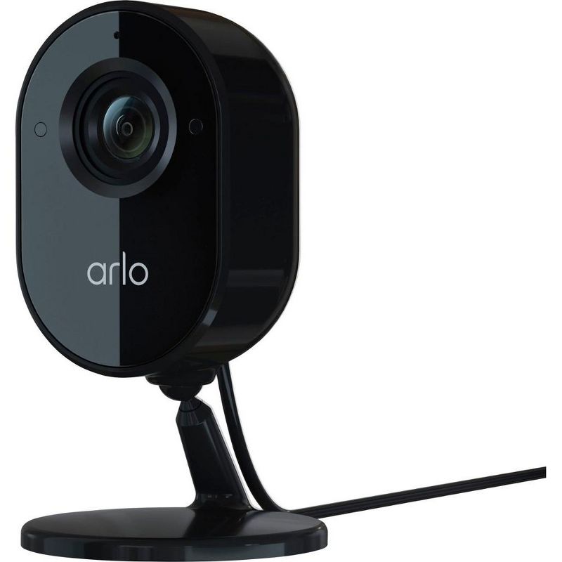 Arlo VMC2040B-100NAR Essential 1080p Night Vision, 2-Way Audio, Siren, Wireless Security Indoor Camera, Black - Certified Refurbished, 1 of 9