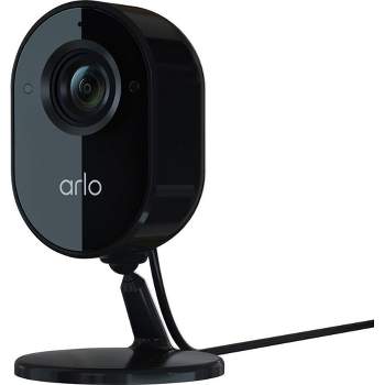 Arlo VMC2040B-100NAR Essential 1080p Night Vision, 2-Way Audio, Siren, Wireless Security Indoor Camera, Black - Certified Refurbished