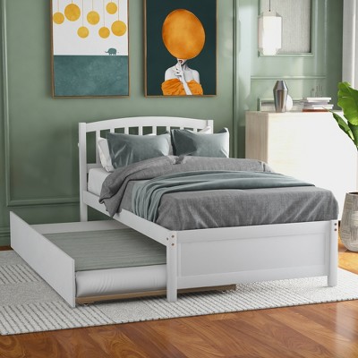 Target white hot sale twin bed