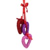 Northlight 23" Glittery Hearts Trio Valentine's Day Ornament - 3 of 4
