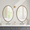 FONTOI Oval Retro Wall Mirror, Vanity Mirror, Mirror Wall Decor for Bathroom Bedroom Living Room Cloakroom Entryway, Gold, 25.59"*39.37"*1.18" - 4 of 4