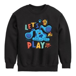Boys' - Blue's Clues & You! - Let's Play Graphic Long Sleeve Fleece Sweatshirt - 1 of 3