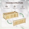 Foldable Raised Garden Beden Planter Box, Herb Garden Planter with Drainage Holes, for Backyard, Patio to Grow Vegetables, Herbs, and Flowers - 4 of 4