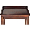 Contemporary Cherry End Table - Sturdy Manufactured Wood, Tray Top, Distressed Finish - Perfect Addition for Any Home - 3 of 4