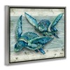 Stupell Industries Northpoint Sea Turtles Sealife Black Floater Framed Canvas Wall Art - 3 of 4