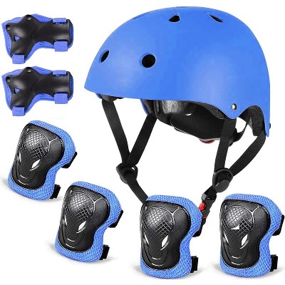 Evita Adjustable Helmet for Ages 5-16 Kids with Elbow Knee Wrist Pads