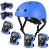 Evita Adjustable Helmet for Ages 5-16 Kids with Elbow Knee Wrist Pads - 3 of 4