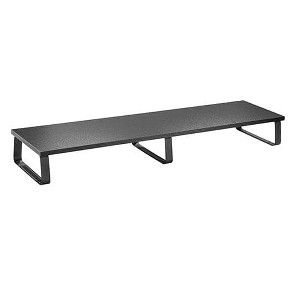 Mount-It! Extra Long Monitor Desk Riser, Desktop Organizer for Double Computer Screens, Laptops, Desktops, TVs, 39 Inches Extra Wide, 44 Lbs. Capacity - 1 of 4