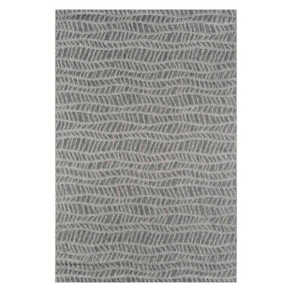 Novogratz Villa Indoor/Outdoor Emilia Gray 9'3inx12'6in Area Rug