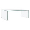 Willowith Glass Coffee Table - Clear - Safavieh - image 3 of 4