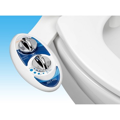 Luxe Neo 120 Blue Non-Electric Bidet Attachment with Self-Cleaning Nozzle