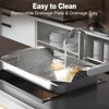 Commercial Heat Lamp Food 750w, Electric Food Heat Lamp Stainless Steel French Fry Heating Lamp Free-Standing Food Heat Lamp Countertop for Kitchen - 4 of 4