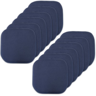 Honeycomb Memory Foam No Slip Back 16" x 16" Chair Pad Cushion by Sweet Home Collection®