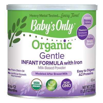 Image of Baby's Only Organic Gentle Powder Infant Formula - 21oz