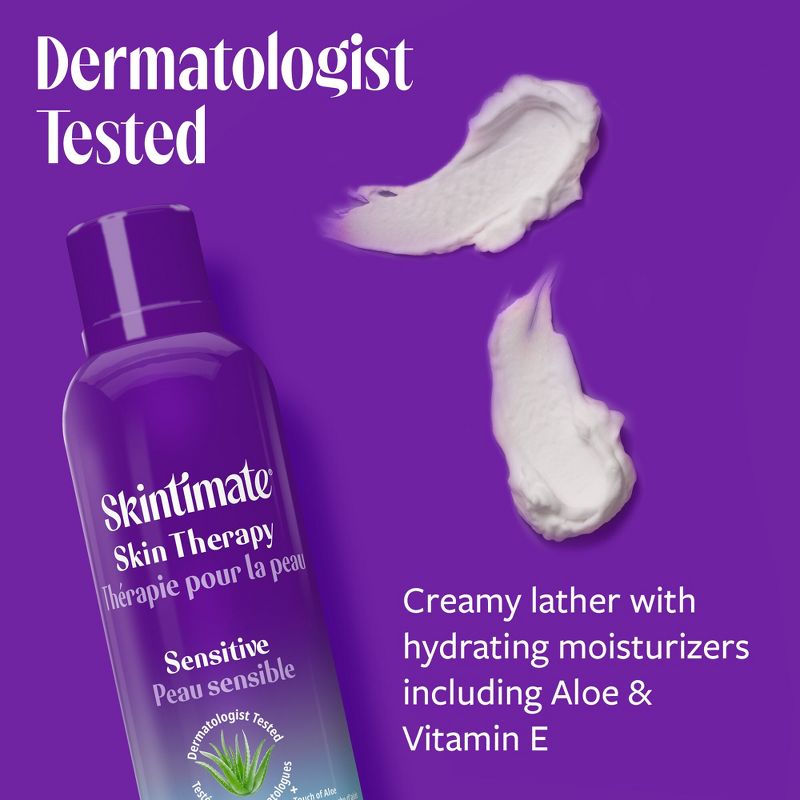 Skintimate Skin Therapy Sensitive Skin Women&#39;s Shave Gel - 7oz, 4 of 8