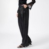 Women's Straight Leg Loose Fit Lace Insert Trousers - A New Day™ Black - 4 of 4
