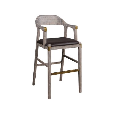 Montana Stationary Barstool Light Barnwood - Boraam