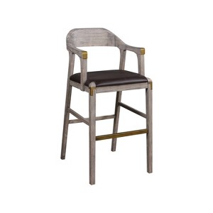 Montana Stationary Barstool Light Barnwood - Boraam - 1 of 4