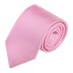 Allegra K Men's Self-tied Textured Wide Necktie - 1 of 4