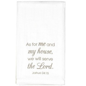 Dicksons Me and My House Classic White 22 Inch Cotton Hanging Hand Tea Towel Flour Sack - 1 of 2