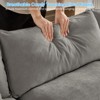 Mjkone 156'' Oversized Modular Sectional Sofa, U-Shaped Couch with 2 Ottomans, 6-Seat Chenille Upholstered Deep Seat Sofa - 4 of 4