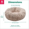 FurHaven Calming Cuddler Long Fur Donut Dog Bed - 2 of 4