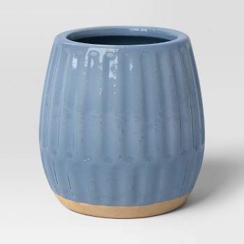 Reactive Glaze Ceramic Indoor Outdoor Planter Pot - Threshold™
