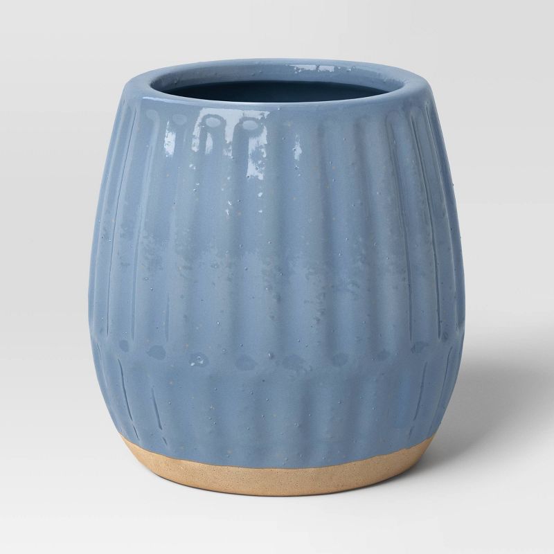 Reactive Glaze Ceramic Indoor Outdoor Planter Pot - Threshold™, 1 of 6