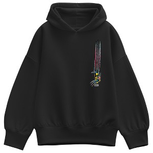 Women's - X-Men - Wolverine Scratch Oversized Fleece Hoodie