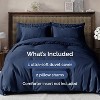 Luxury Soft Premium Duvet Cover Set - Zipper Closure & Matching Pillow Shams - CGK Linens - 2 of 4