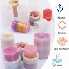 JDICTION 6-Piece Cylinder & Hexagon Molds – Silicone Resin Molds: Reusable, Easy Release for Soap/DIY Crafts, Home Decor, Holiday Gifts - 4 of 4