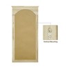 Lirago Rectangle Wood Full Length Mirror Wall Mirror with Inner Arch Carved Frame 72*35 Brown - 4 of 4