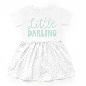 The Juniper Shop Little Darling Cursive Infant Dress - 1 of 4
