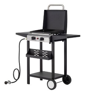 Karl Home 2 Burner 20000 BTU Portable Propane Griddle Freestanding Gas Grill - 1 of 4