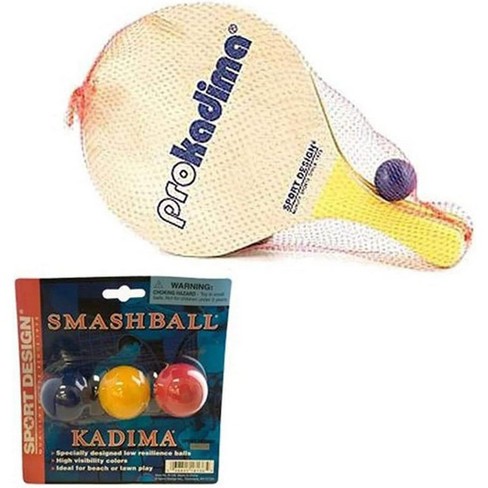 Pro Kadima Paddle Ball Racquet Set With 3 Extra Smash Ball Kit Great For Beach Lake Park Picnic Backyard More Target