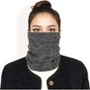 Anna-Kaci Women's Ribbed Knit Neck Warmer with Fleece Lining for Winter Warmth and Comfort - 3 of 4