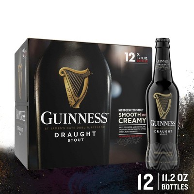 Guinness Draught Beer- 12pk/11.2 Fl Oz Bottles : Target