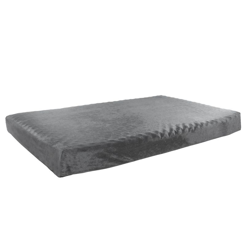 Pet Adobe XL Orthopedic Pet Bed - Egg Crate and Memory Foam with Washable Cover - Gray, 1 of 5