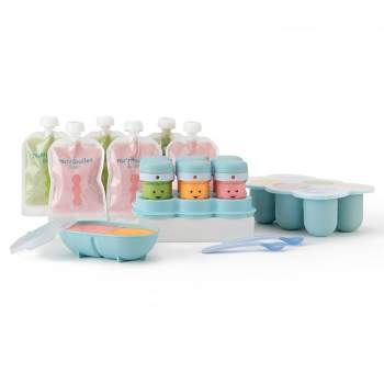 12pk Prep Baby Food Storage Containers, 4 Oz Leak-proof, Bpa Free Glass  Baby Food Jars For Feeding (nord) : Target