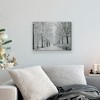 Northlight LED Lighted Fiber Optic Twinkling Snow Covered Tree Scene Canvas Wall Art 15.75" x 11.75" - 2 of 4