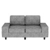 Uptiot Modern Style Indoor Loveseat With Side Pockets - 3 of 4