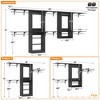 Aheaplus Set of 2 Closet Storage Organizers with Extendable Hanging Rods and Adjustable Shelves - 3 of 4