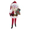 Italian Ornaments 7.0 Inch Ringing In The Holidays Mr. Mrs. Santa Christmas Tree Ornament Sets - 2 of 3