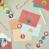 Juvale 1000 Pieces Holiday Stickers for Kids Classroom, Christmas Stickers Roll for Crafts, Scrapbooking, 1.5 In - 2 of 4