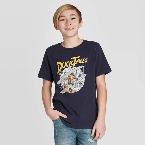 Boys Short Sleeve Duck Tales T Shirt Art Class Navy Target