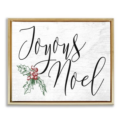 Stupell Industries Joyous Noel Christmas Botanicals, 31" x 25"