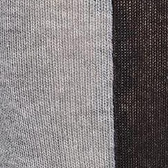 black-med gray heather