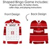 Big Dot of Happiness Canada Day - Bar Bingo Cards and Markers - Canadian Party Shaped Bingo Game - Set of 18 - 3 of 4