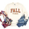 Simply Sage Market Women's Fall Vibes Varsity Grunge Long Sleeve Garment Dyed Tee - 3 of 4
