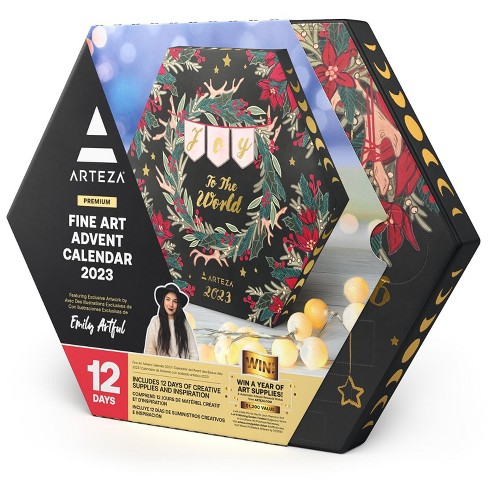 Arteza Acrylic Paint Markers Art Supply Set, Black Fine Nib - 12 Piece :  Target